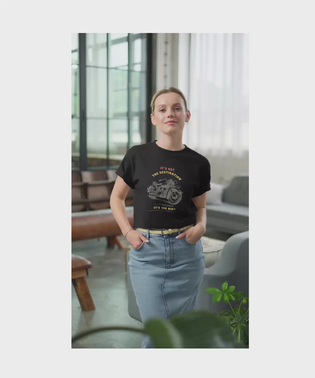 It’s Not The Destination, It’s The Ride – Streetwear Unisex Oversized Classic T-Shirt