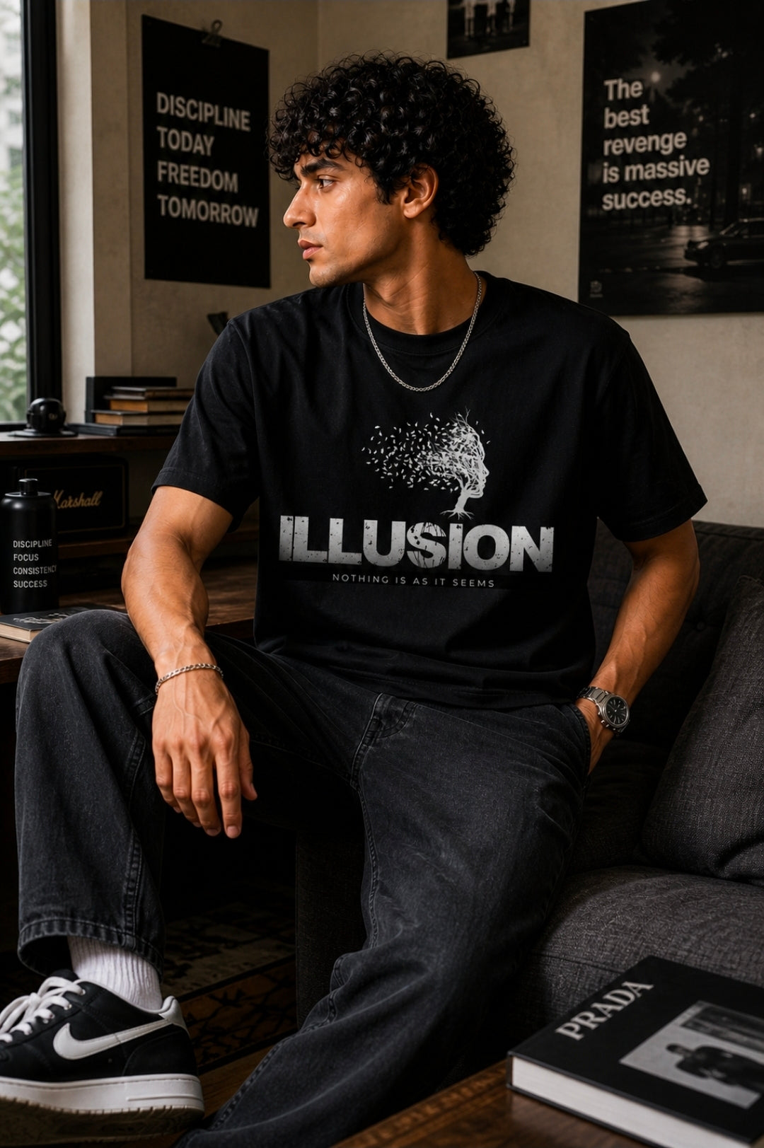 Illusion – Unisex Oversized T-Shirt
