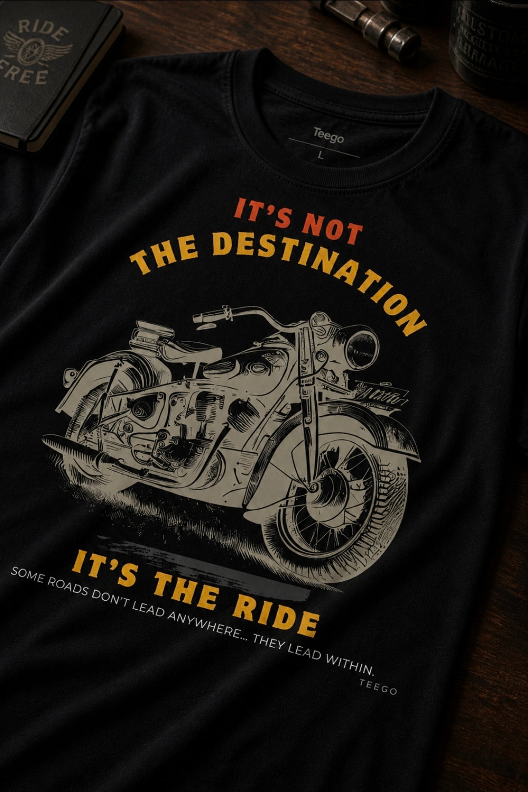 It’s Not The Destination, Unisex Oversized  T-Shirt