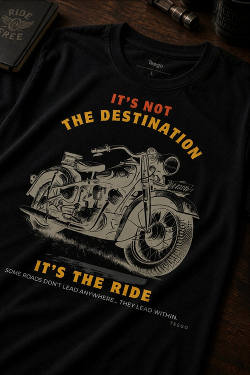 It’s Not The Destination, Unisex Oversized  T-Shirt