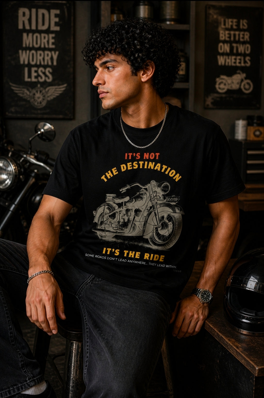 It’s Not The Destination, Unisex Oversized  T-Shirt